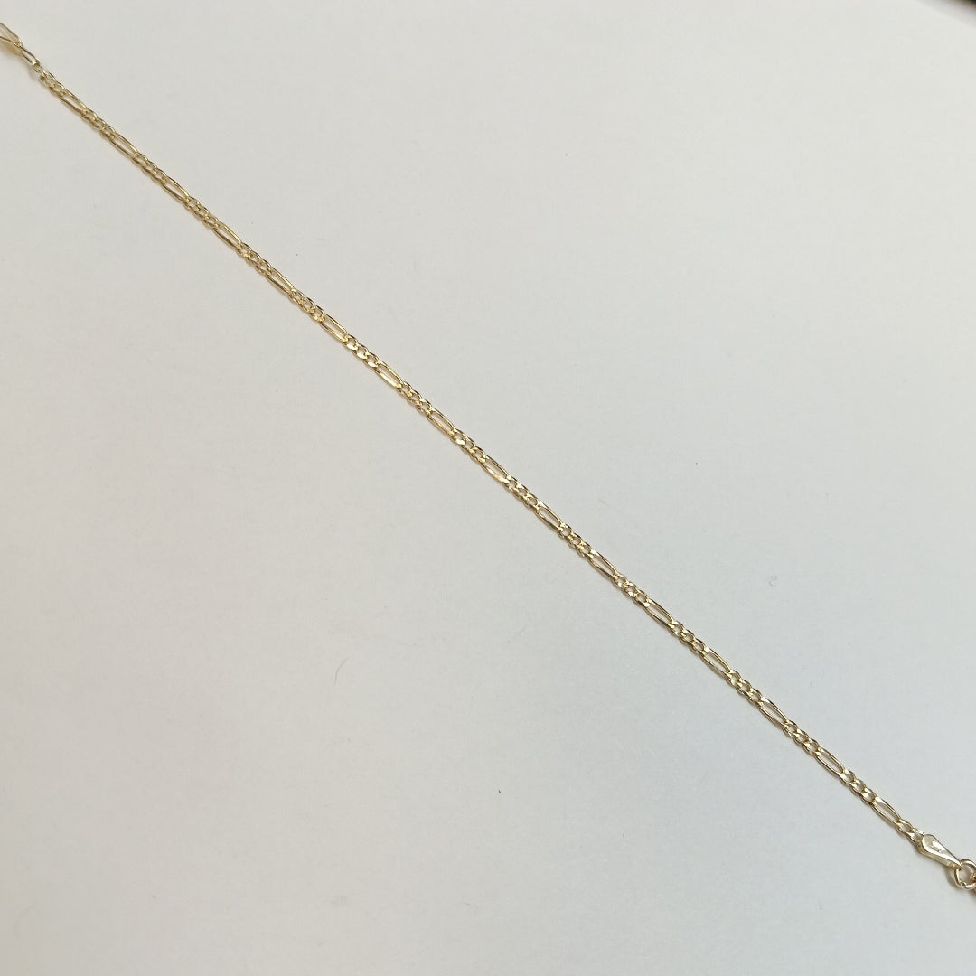 PULSERAS 3X1 ORO 14K 18 CM 1.6 GR (NUEVO)