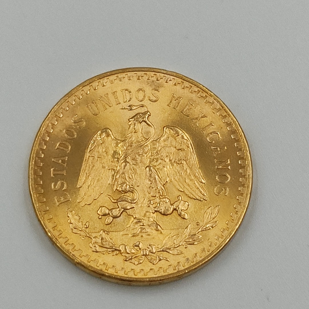 K1 41.6 GRMS 21 K IDENTIFICACIÓN MONEDA NOMINATIVA MONEDAS PESOS 50 PESO (SEMINUEVO)