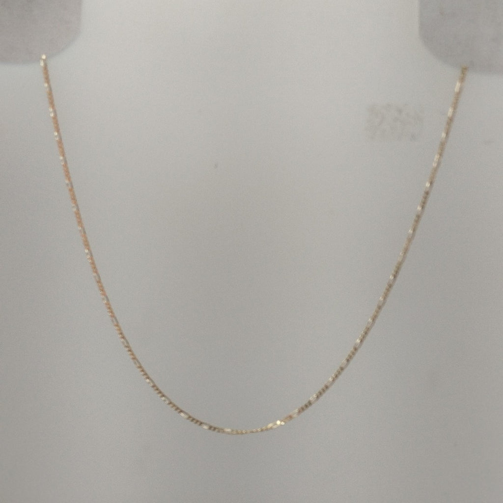 CADENAS TEJIDO 3X1 ORO 14K 55 CM 2.4 GR (NUEVO)