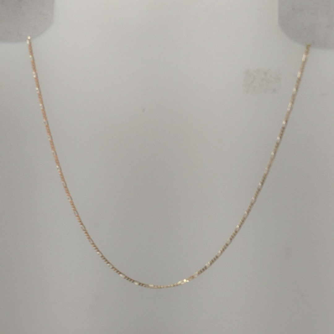 CADENAS TEJIDO 3X1 ORO 14K 55 CM 2.4 GR (NUEVO)