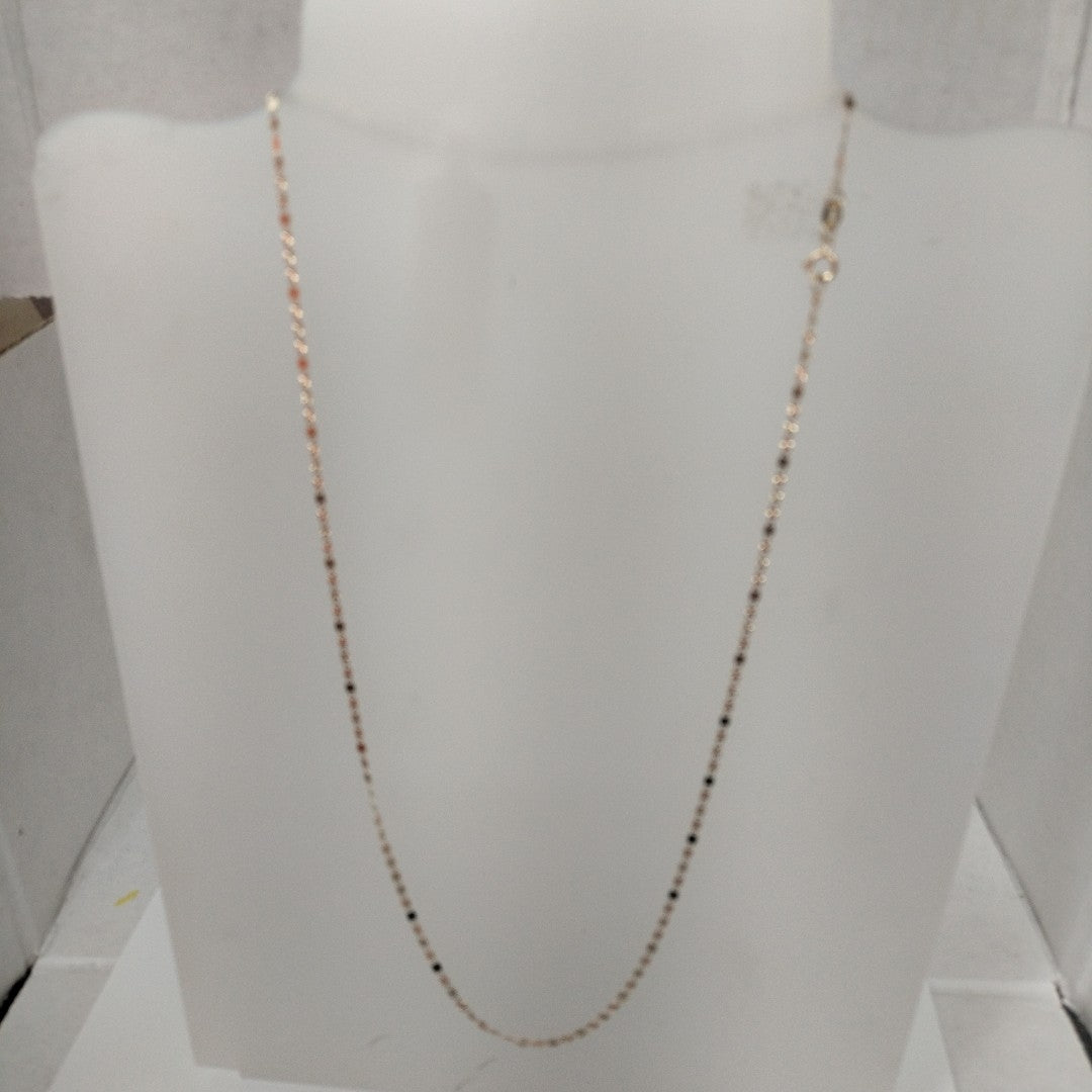 CADENAS TEJIDO GUCHI ORO 10K 55 CM 1.7 GR (NUEVO)