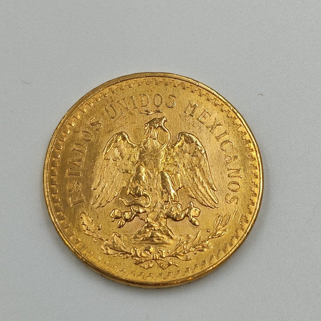 K1 41,60 GRMS 21 K IDENTIFICACIÓN MONEDA NOMINATIVA MONEDAS PESOS 50 PESOS (SEMINUEVO)