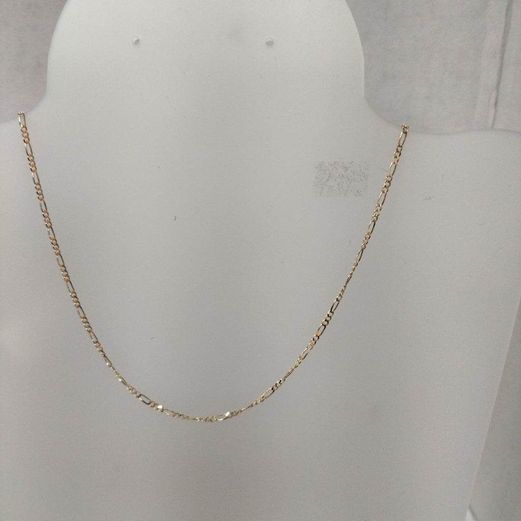 CADENAS TEJIDO 3X1 ORO 10K 55 CM 3.2 GR (NUEVO)