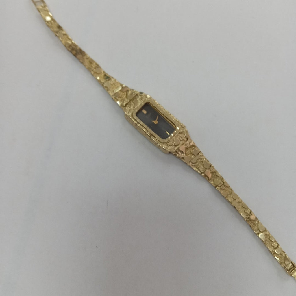 RELOJ CAJA ACERO PULSO ORO ORO 10 K 19.6 GRMS (SEMINUEVO)