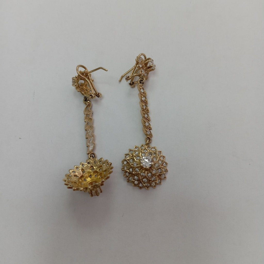ARETES PAR ORO 14 K 7.1 GRMS (SEMINUEVO)