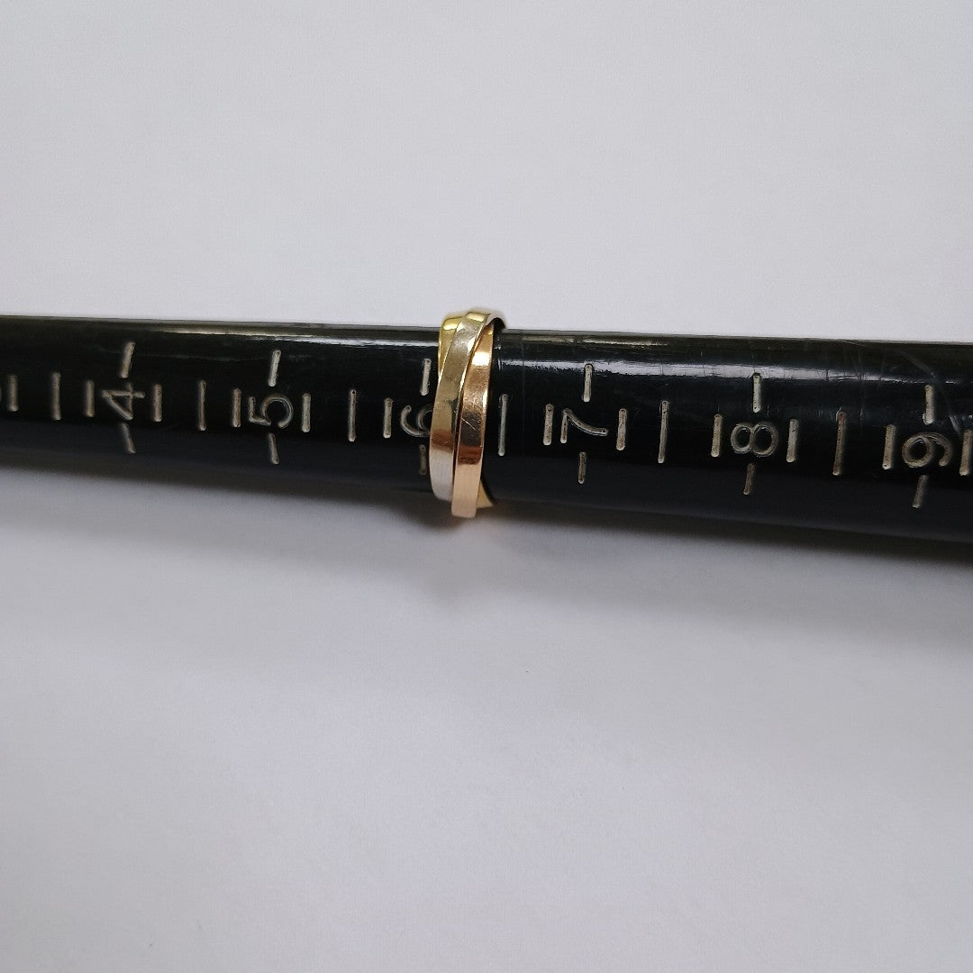 ARGOLLA ORO COMBINADO 14 K 4.3 GRMS (SEMINUEVO)
