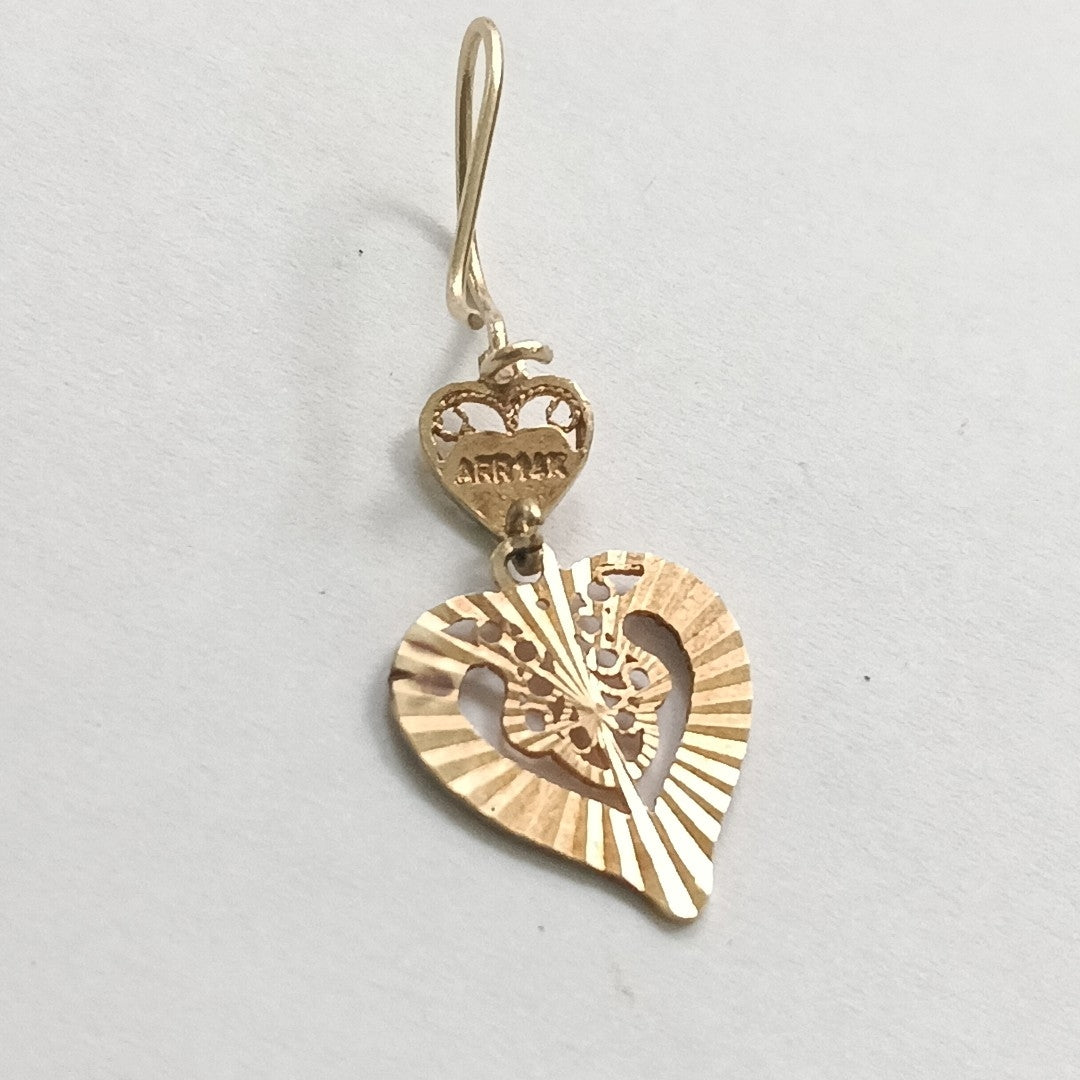 ARETES PAR ORO 14 K 3,00 GRMS (SEMINUEVO)