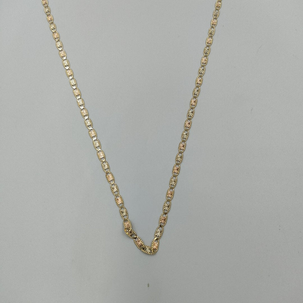 CADENAS TEJIDO GUCHI ORO 10K 55 CM 6.8 GR (NUEVO)