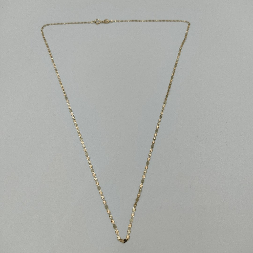 CADENAS TEJIDO GUCHI ORO 10K 55 CM 1.6 GR (NUEVO)
