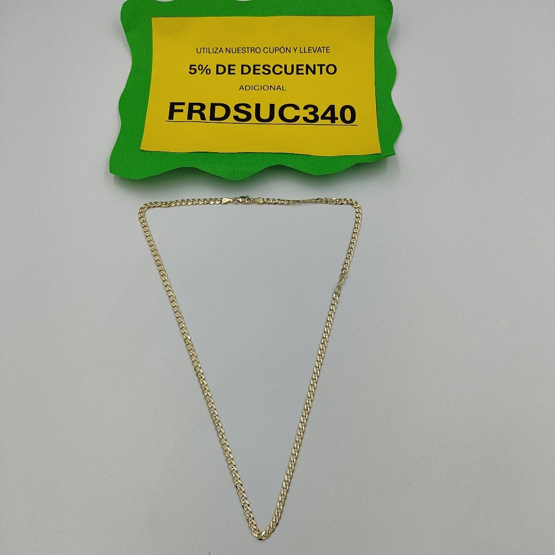 CADENAS BARBADA ORO 14K 55 CM 13.2 GR (NUEVO)