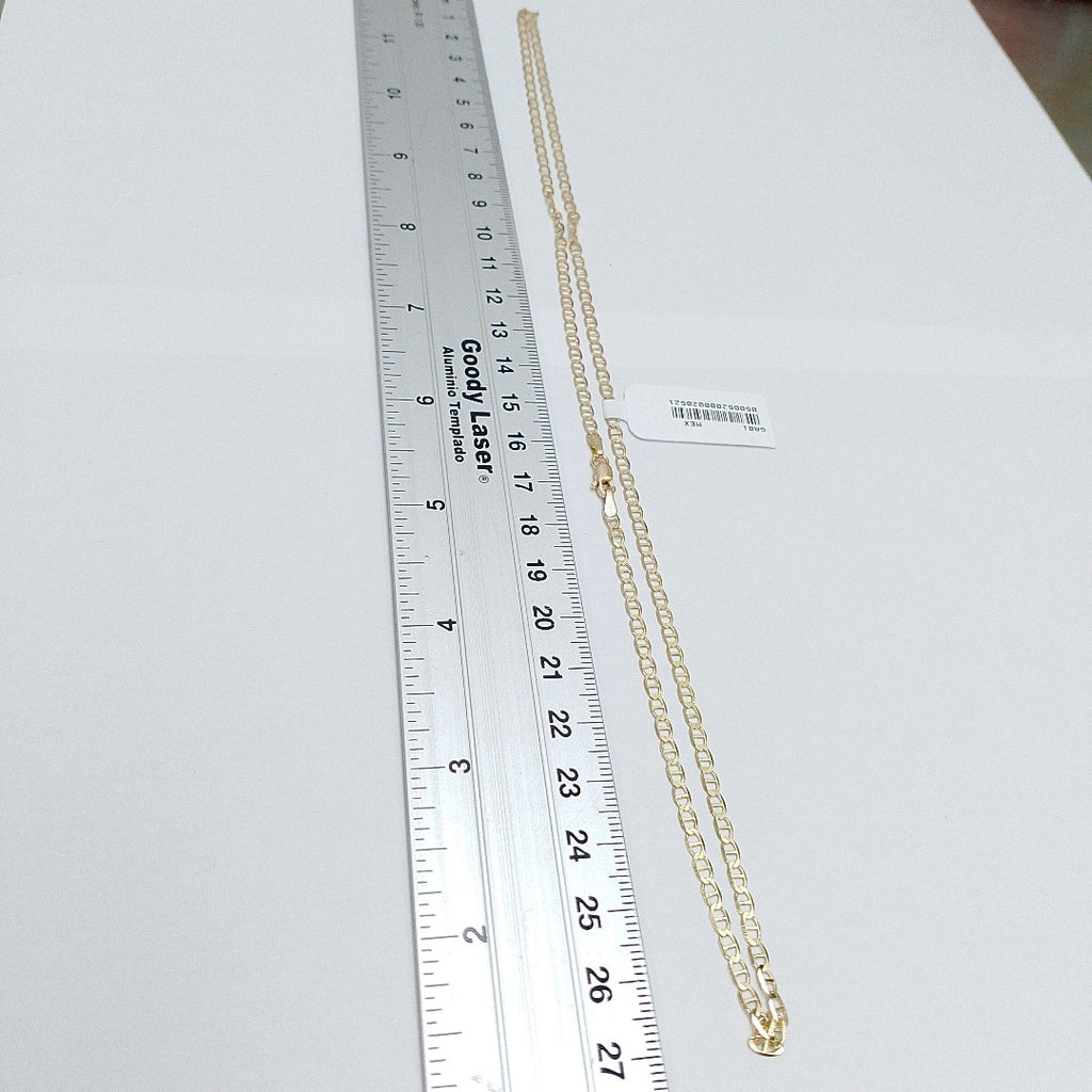 CADENAS TEJIDO GUCHI ORO 10K 55 CM 4.3 GR (NUEVO)