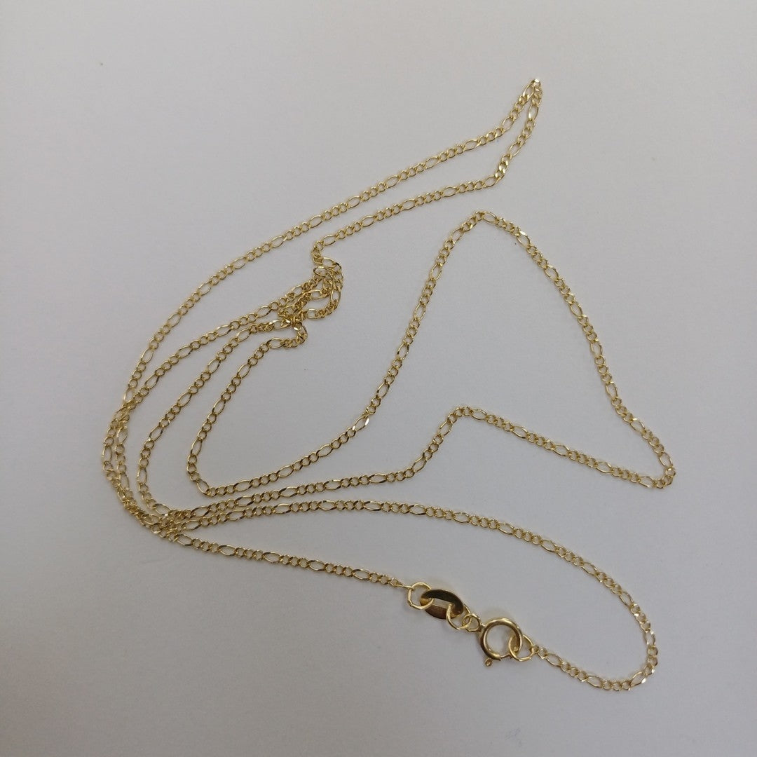CADENAS TEJIDO 3X1 ORO 10K 60 CM 1.5 GR (NUEVO)