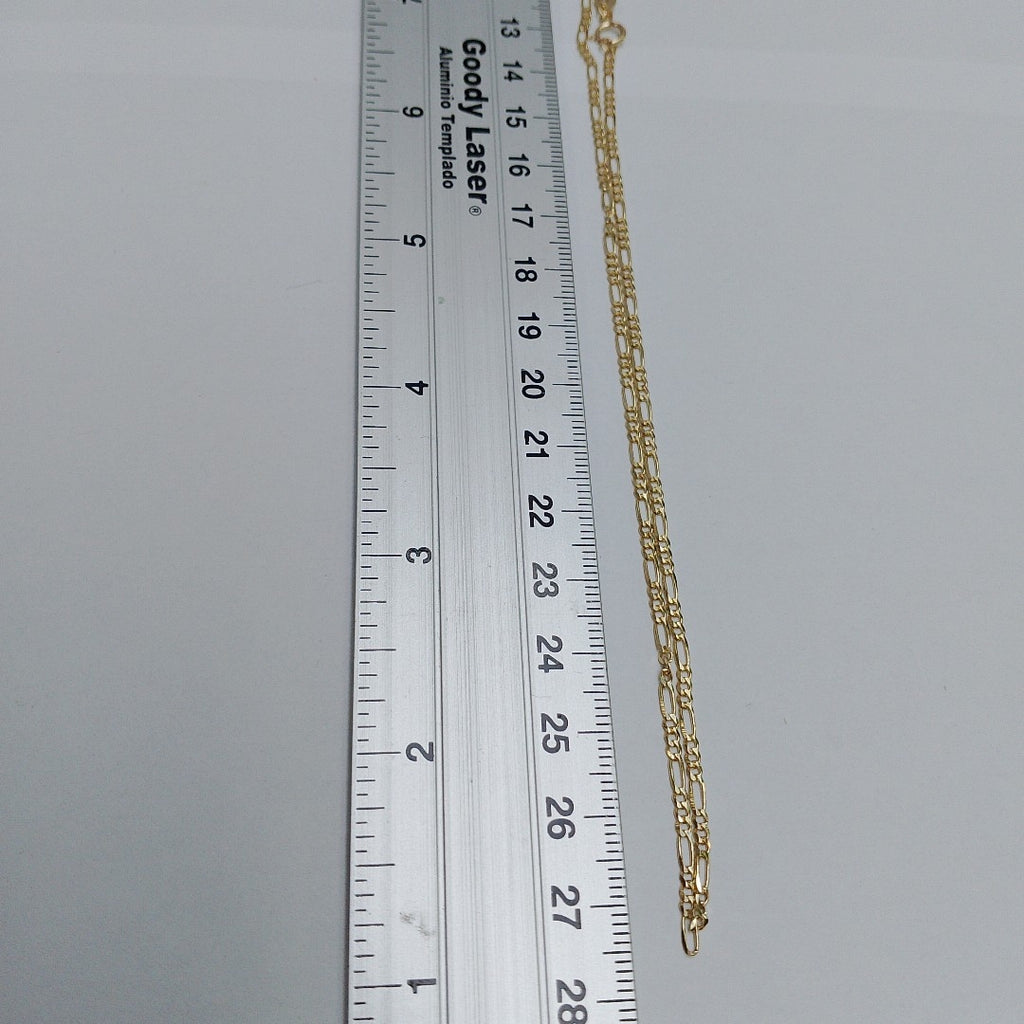 CADENAS TEJIDO 3X1 ORO 10K 55 CM 3.2 GR (NUEVO)