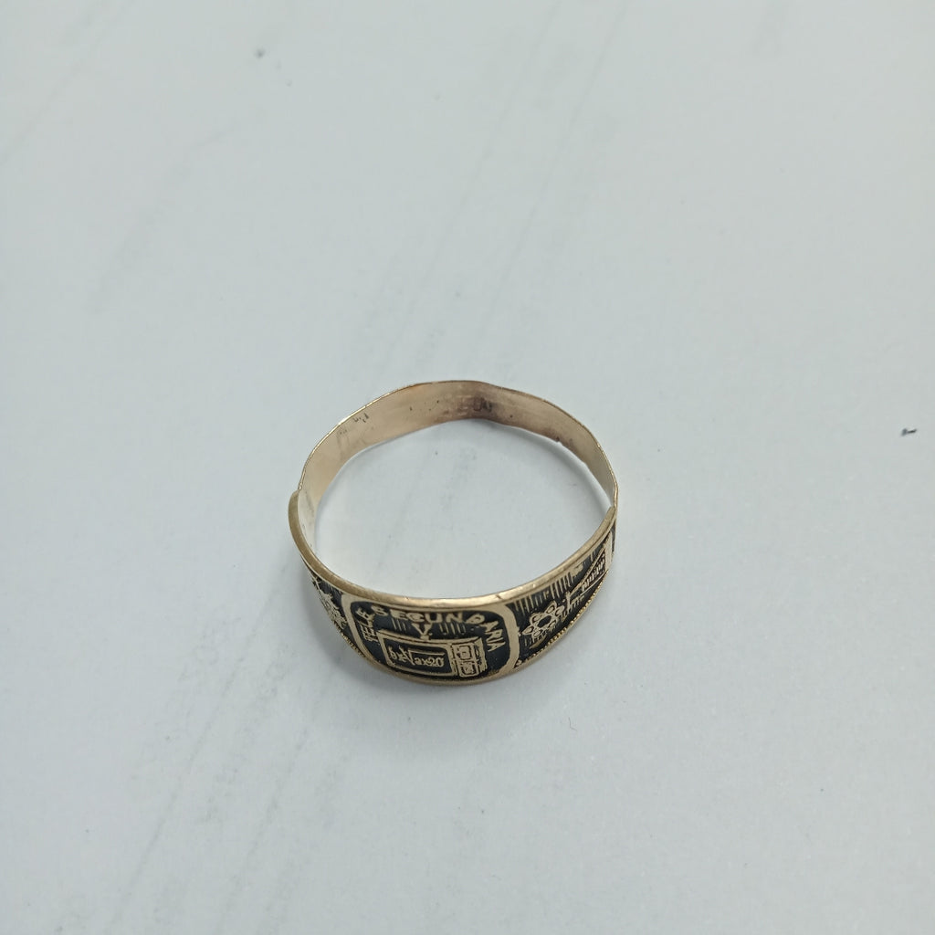 ANILLO DE GRADUACIÓN ORO 8 K 1.6 GRMS (SEMINUEVO)