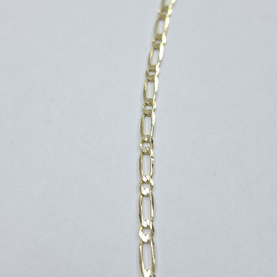 PULSERAS 1X1 ORO 14K 18 CM 2.7 GR (NUEVO)