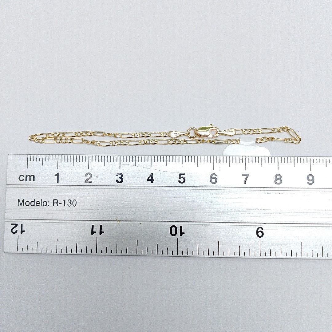 PULSERAS 3X1 ORO 14K 18 CM 1.5 GR (NUEVO)