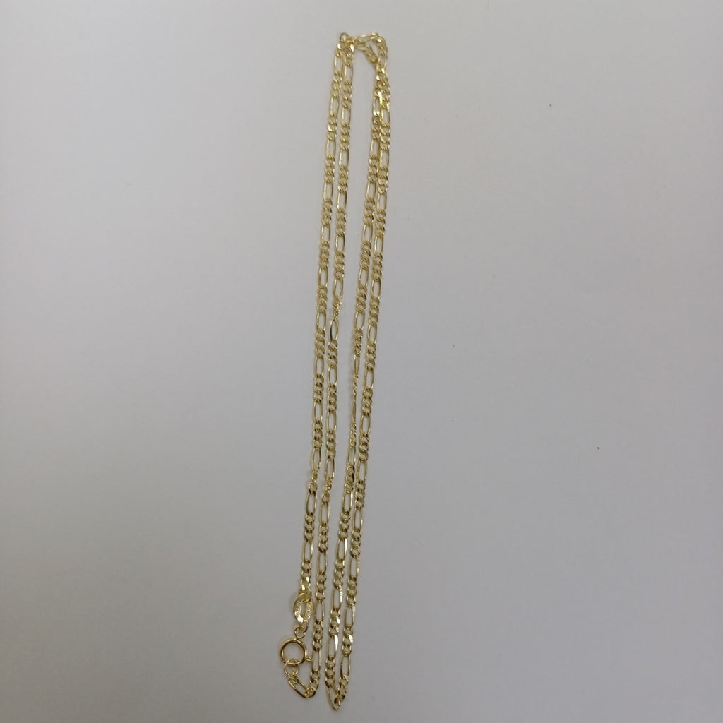 CADENAS TEJIDO 3X1 ORO 10K 55 CM 3.2 GR (NUEVO)