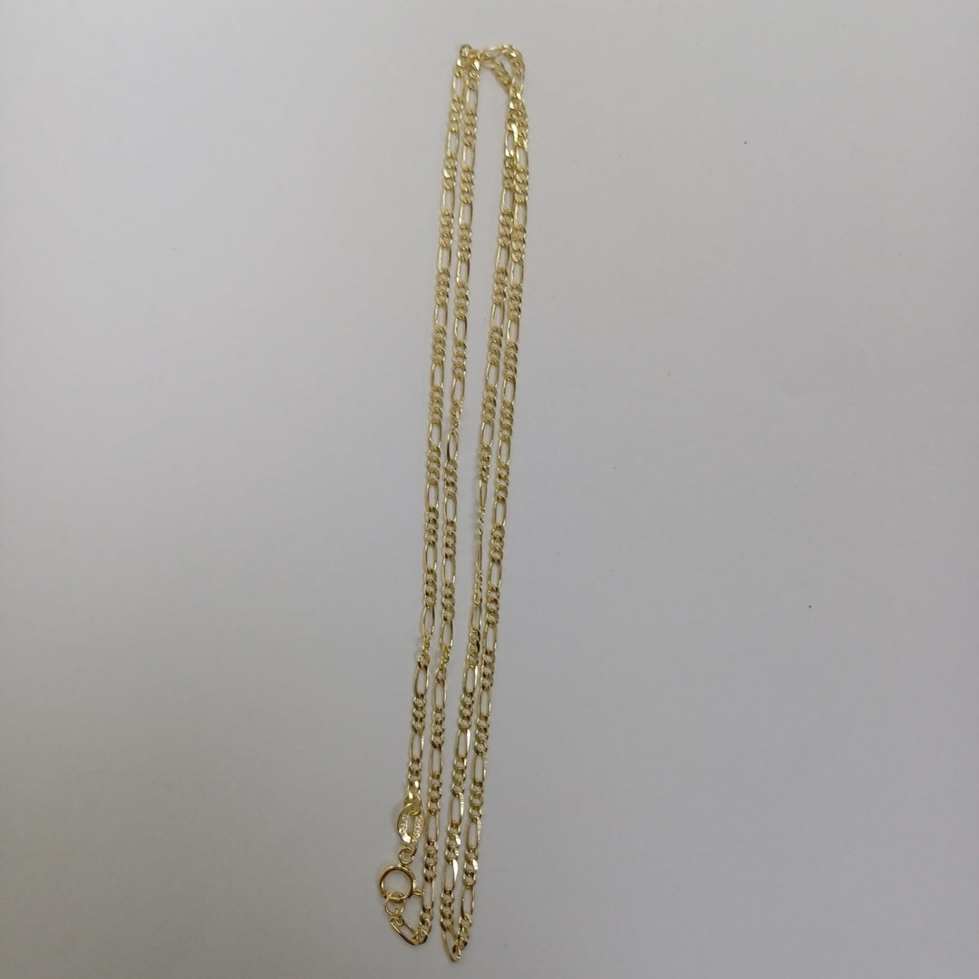 CADENAS TEJIDO 3X1 ORO 10K 55 CM 3.2 GR (NUEVO)