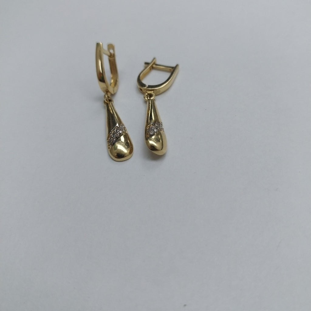 ARETES PAR ORO 14 K 2.5 GRMS (SEMINUEVO)