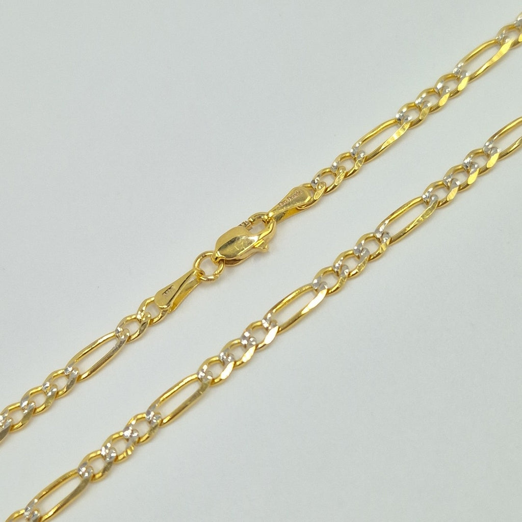 CADENAS 3X1 DIAMANTADA ORO 14K 55 CM 8.5 GR (NUEVO)