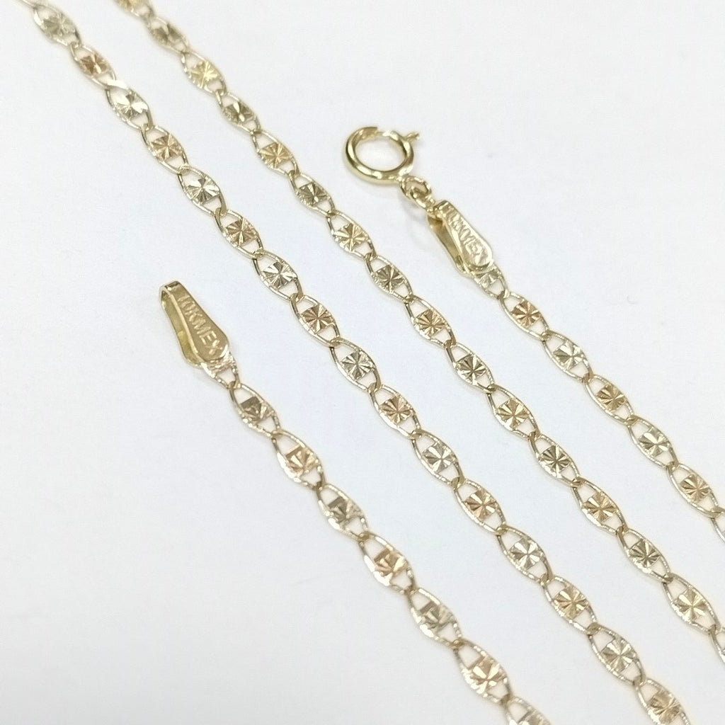 CADENAS TEJIDO GUCHI ORO 10K 60 CM 2.9 GR (NUEVO)