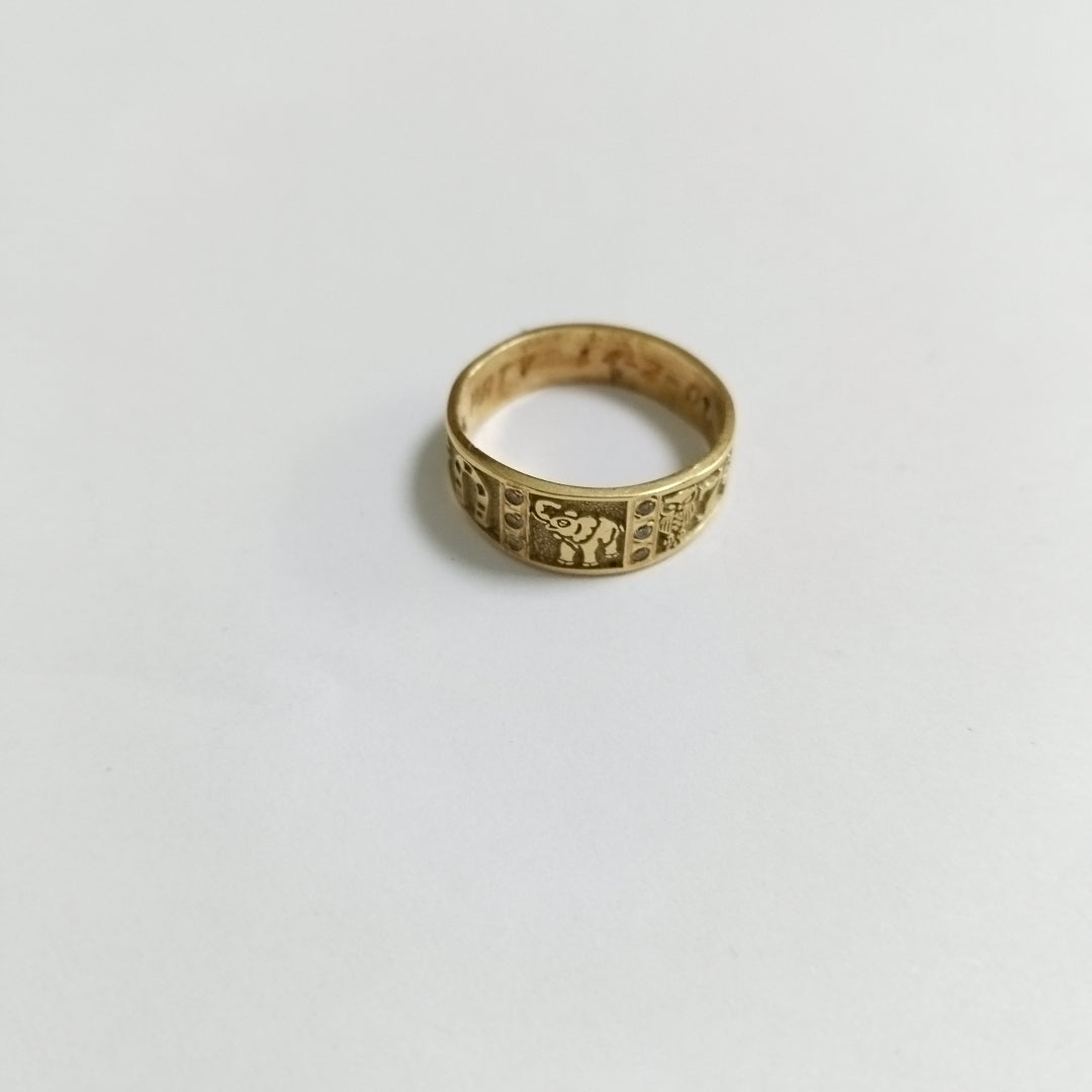 ARGOLLA DE LA SUERTE ORO 14 K 6,00 GRMS (SEMINUEVO)