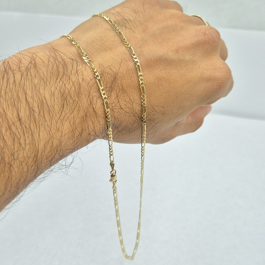 CADENAS 3X1 ORO 14K 55 CM 5.1 GR (NUEVO)