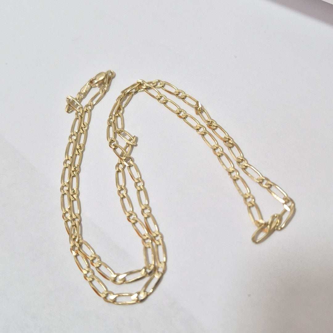 CADENAS 1X1 ORO 14K 55 CM 7.4 GR (NUEVO)