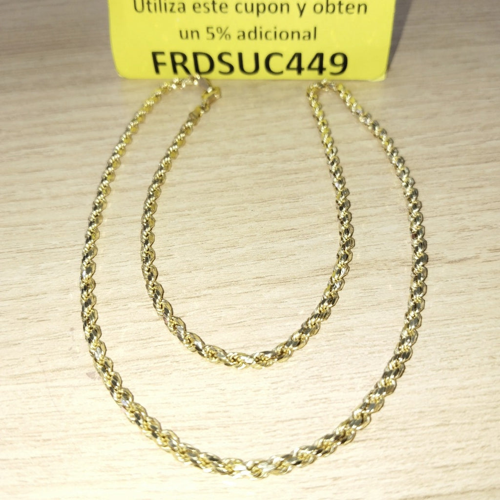 CADENA ORO 10 K 6.9 GRMS (SEMINUEVO)