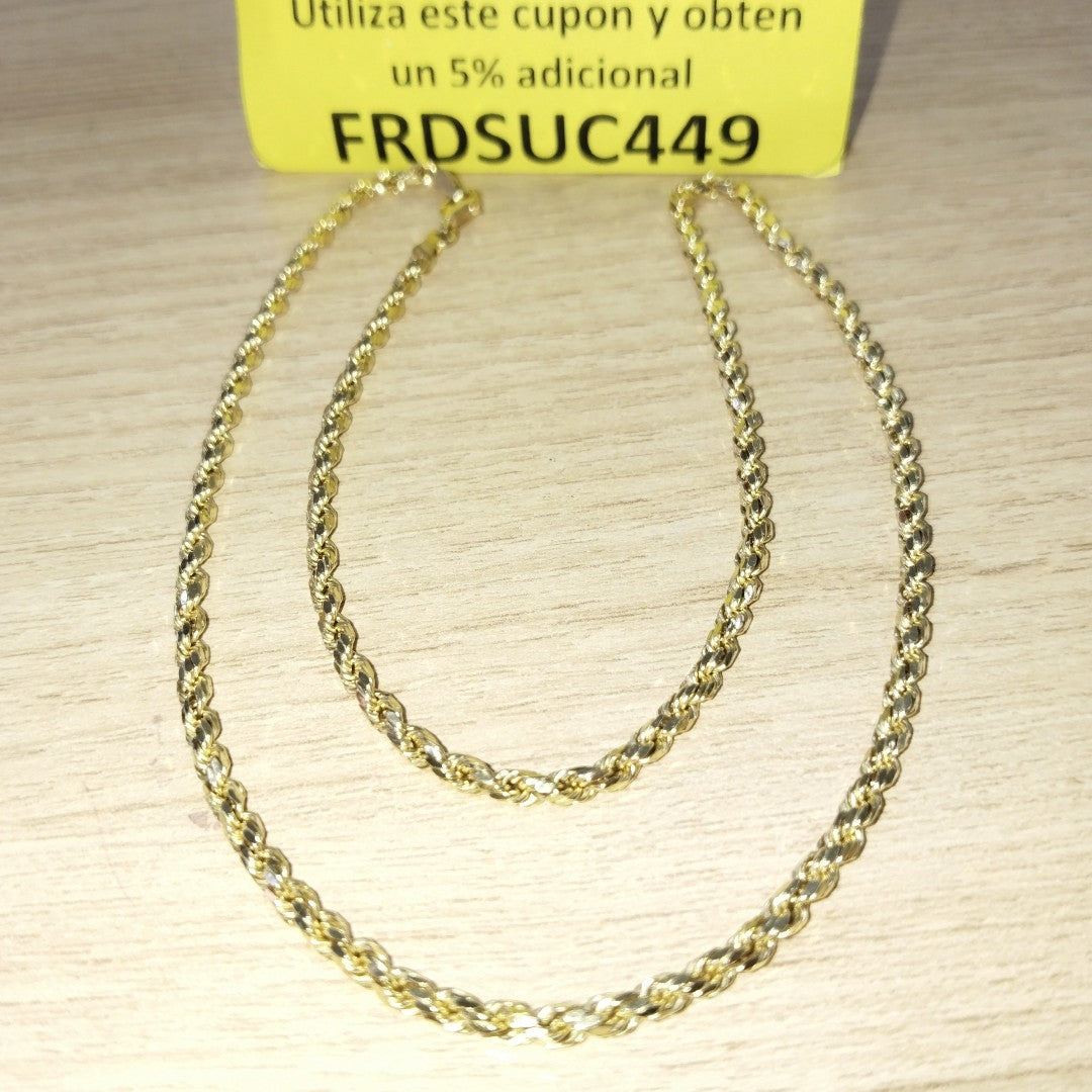 CADENA ORO 10 K 6.9 GRMS (SEMINUEVO)