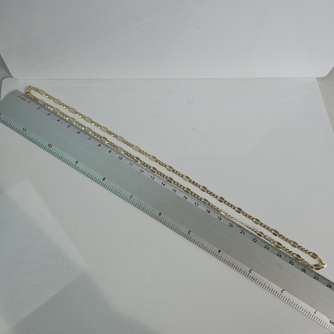 CADENAS TEJIDO ESPECIAL ORO 10K 55 CM 7.1 GR (NUEVO)