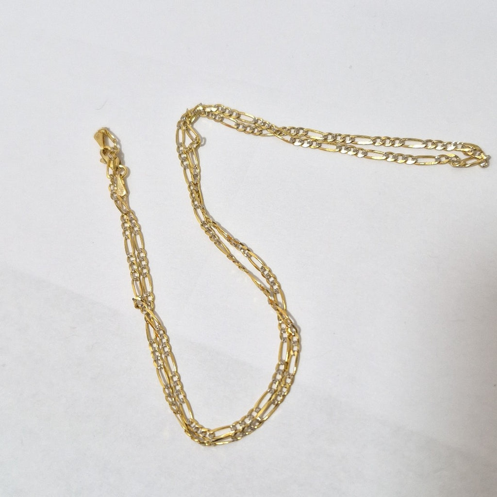 CADENAS TEJIDO 3X1 ORO 14K 55 CM 4.5 GR (NUEVO)