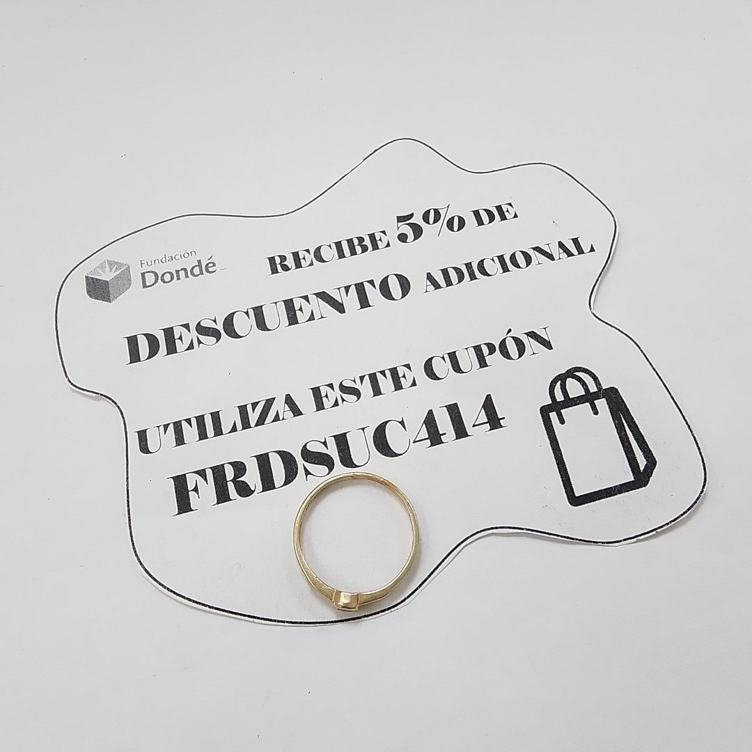 ANILLO ORO 14 K 1.7 GRMS (SEMINUEVO)