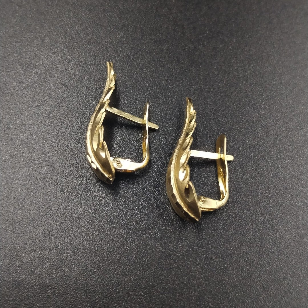 ARETES PAR ORO 14 K 3.9 GRMS (SEMINUEVO)