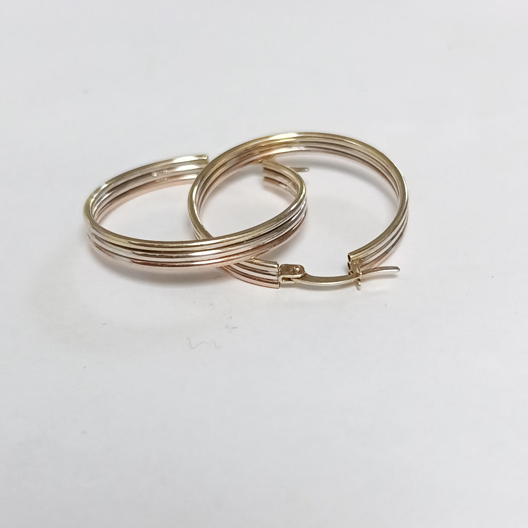 ARRACADAS PAR ORO 10 K 2.7 GRMS (SEMINUEVO)