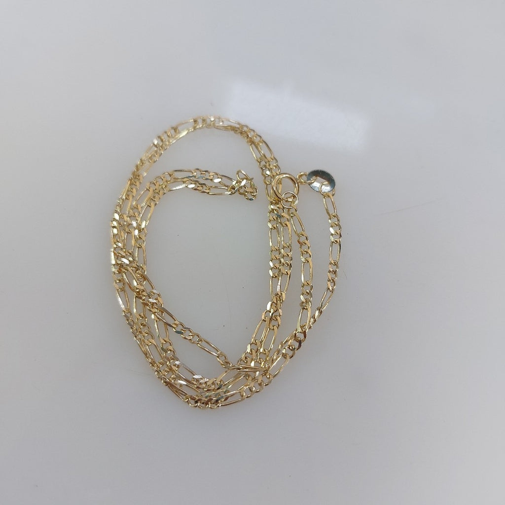CADENAS TEJIDO 3X1 ORO 10K 50 CM 2.9 GR (NUEVO)