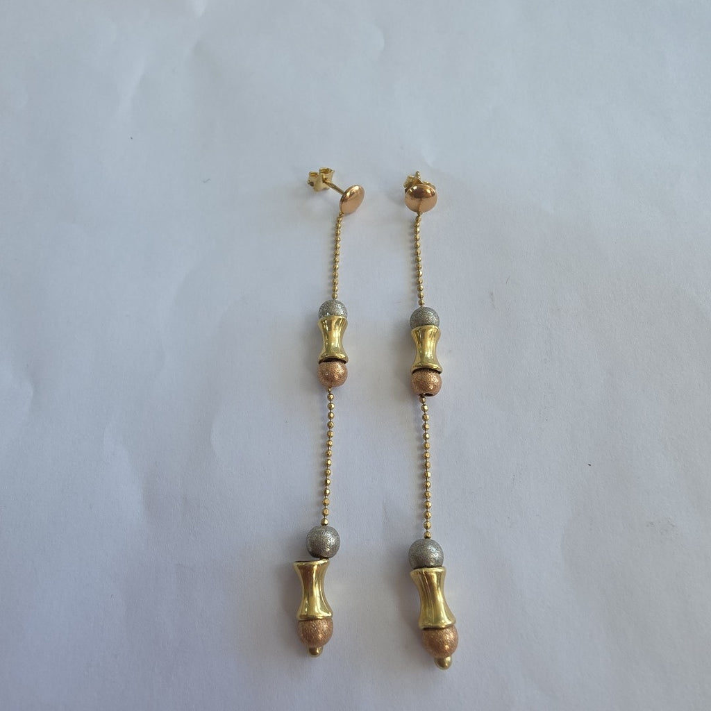BROQUELES PAR ORO 14 K 5.1 GRMS (SEMINUEVO)