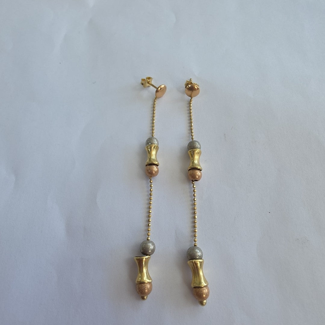 BROQUELES PAR ORO 14 K 5.1 GRMS (SEMINUEVO)