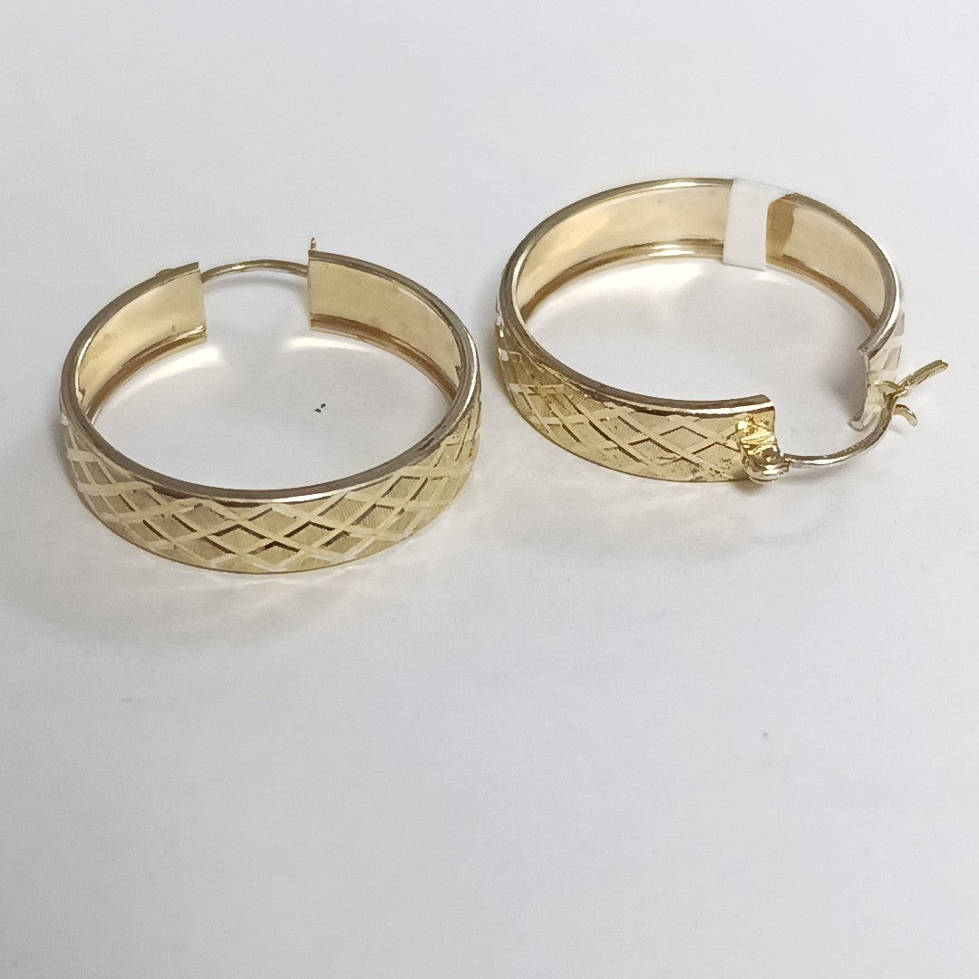 ARRACADAS PAR ORO 10 K 3.3 GRMS (SEMINUEVO)