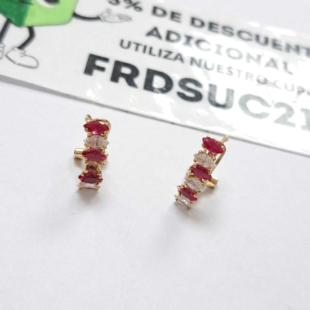 ARETES PAR ORO 10 K 2.4 GRMS (SEMINUEVO)