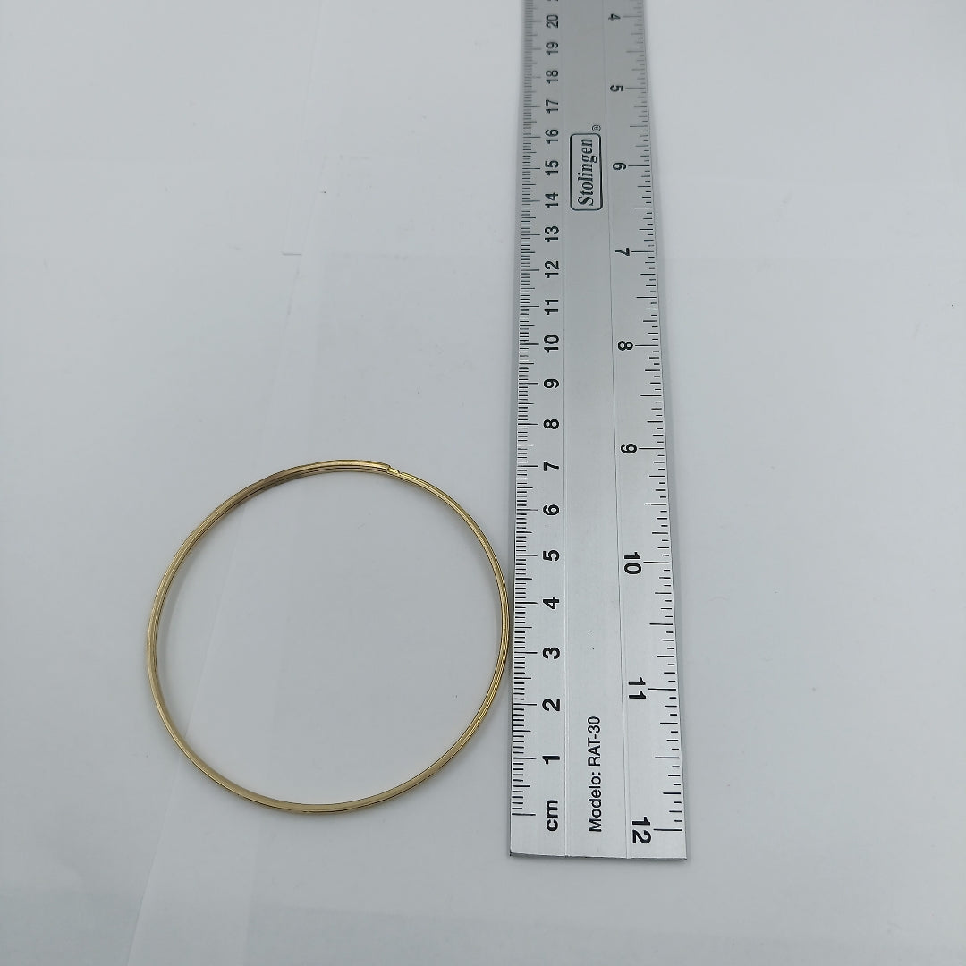 PULSERA RIGIDA ORO 10 K 3.6 GRMS (SEMINUEVO)