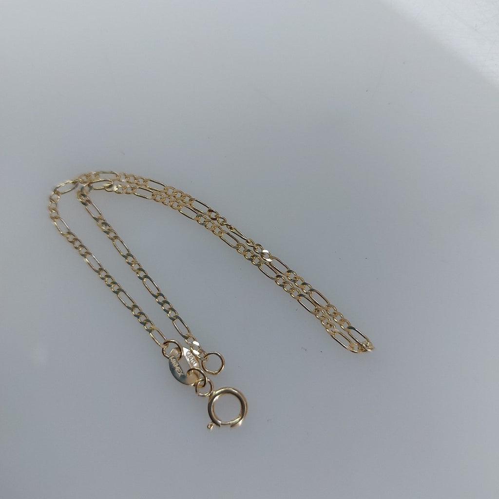 PULSERAS TEJIDO 3X1 ORO 14K 16 CM 0.9 GR (NUEVO)