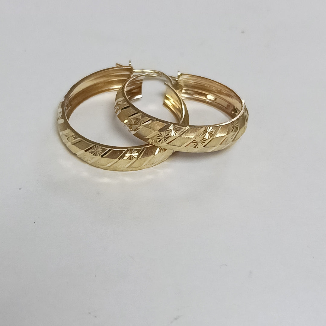 ARRACADAS PAR ORO 10 K 2.9 GRMS (SEMINUEVO)