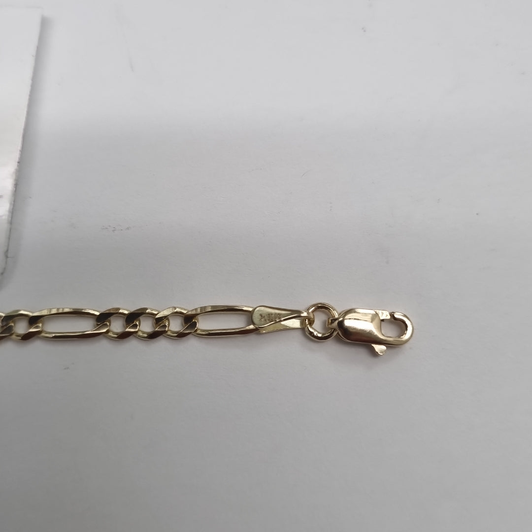 PULSERAS 3X1 ORO 14K 21 CM 3.3 GR (NUEVO)