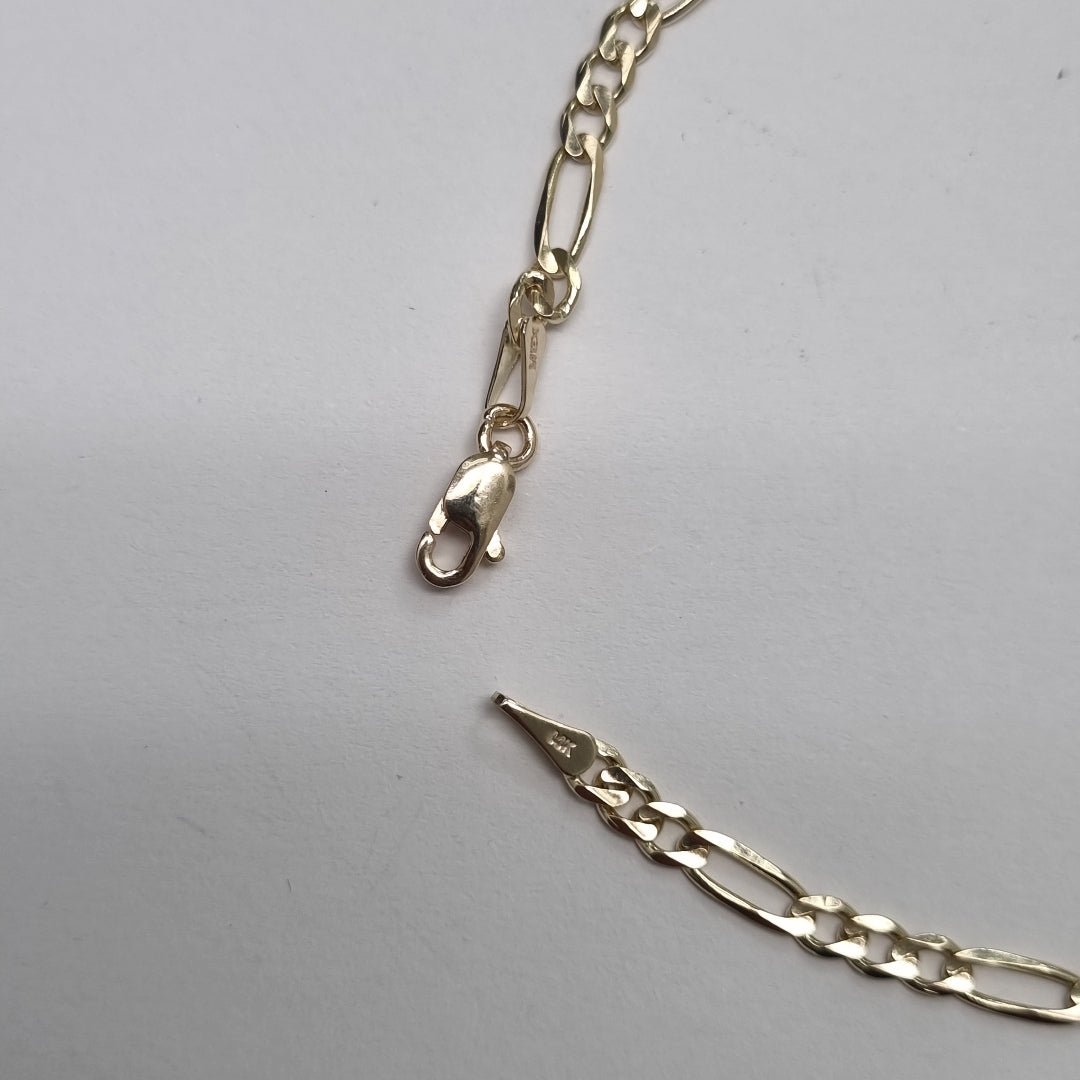 PULSERAS 3X1 ORO 14K 21 CM 3.4 GR (NUEVO)