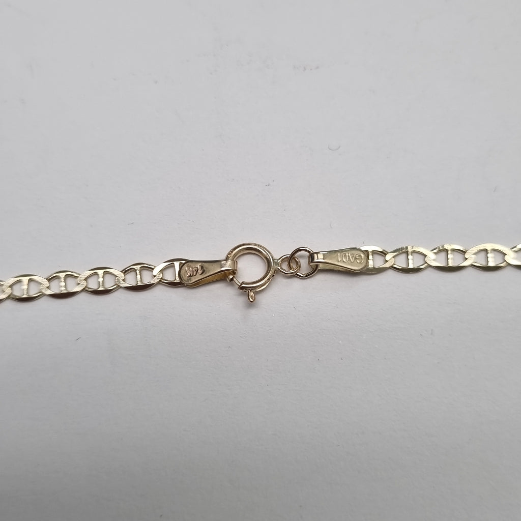 CADENAS TEJIDO GUCHI ORO 10K 60 CM 4.3 GR (NUEVO)