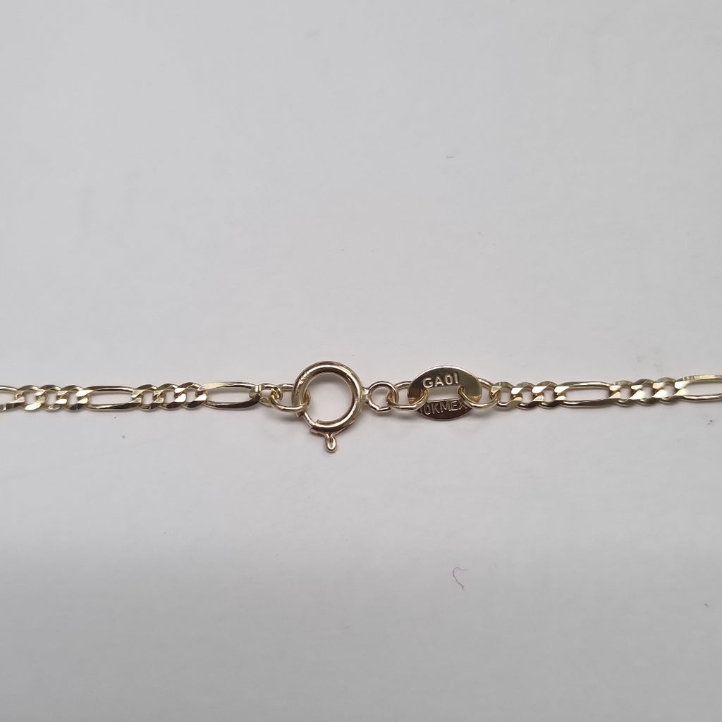 CADENAS TEJIDO 3X1 ORO 10K 50 CM 2.9 GR (NUEVO)