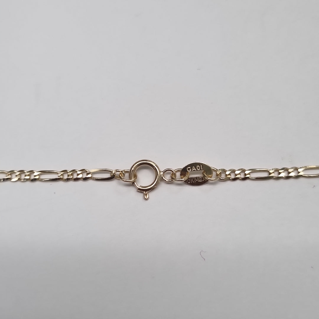 CADENAS TEJIDO 3X1 ORO 10K 50 CM 2.9 GR (NUEVO)