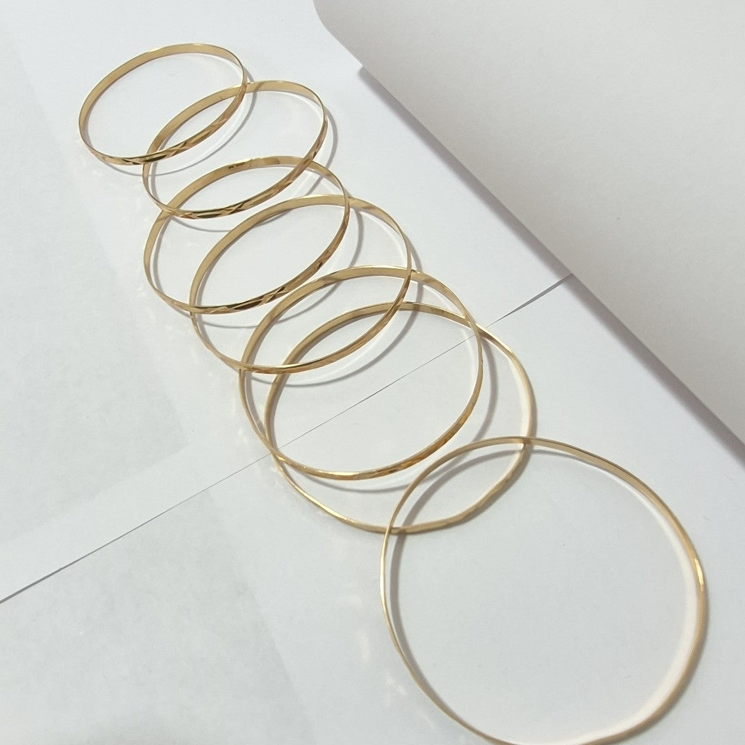 SEMANARIO DE PULSERAS ORO 14 K 33.9 GRMS (SEMINUEVO)