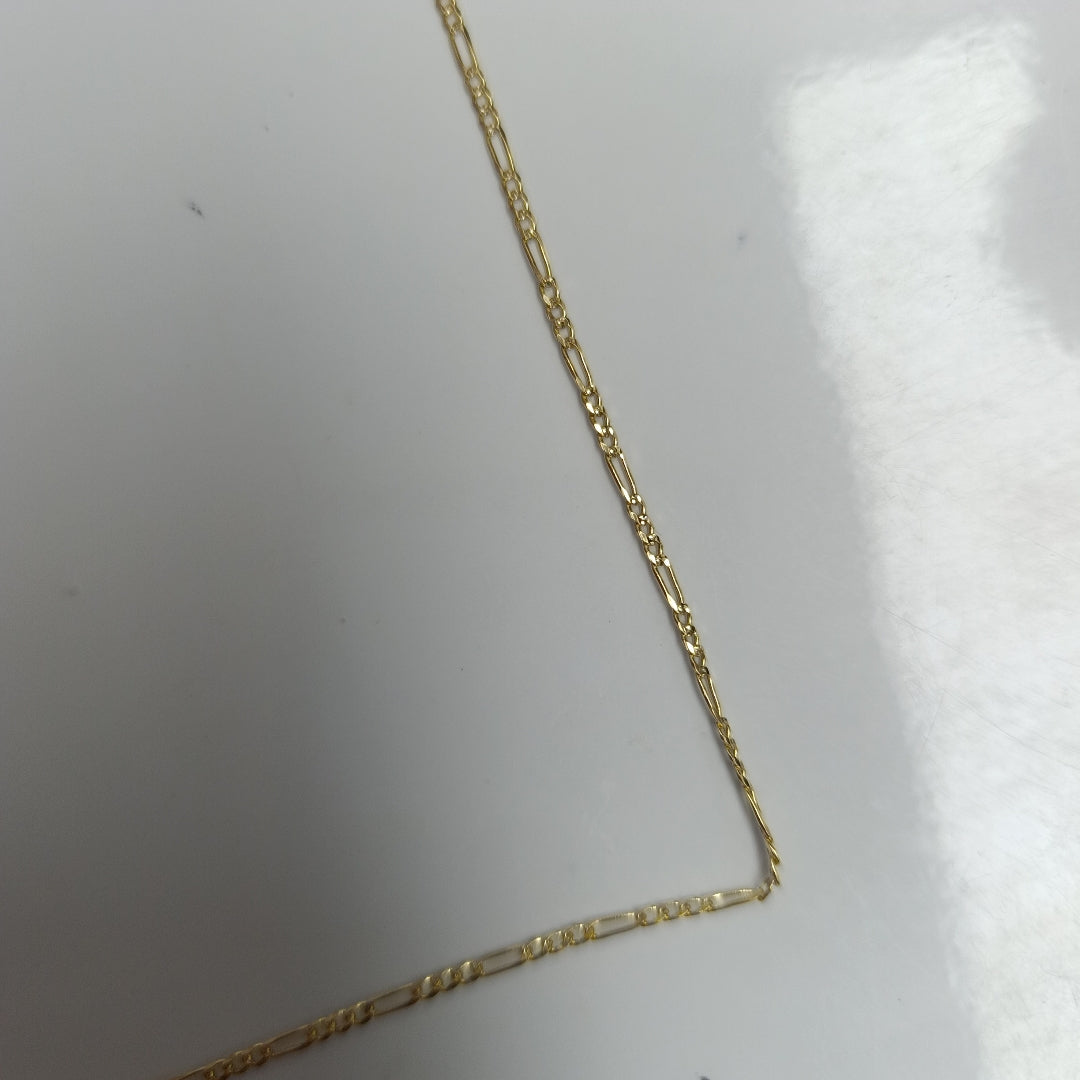 CADENAS 3X1 ORO 14K 55 CM 3.7 GR (NUEVO)